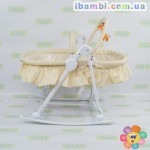 Шезлонг-люлька 3в1 BT-BB-0003 BEIGE